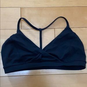Lululemon SE black single strap singlet bra 4